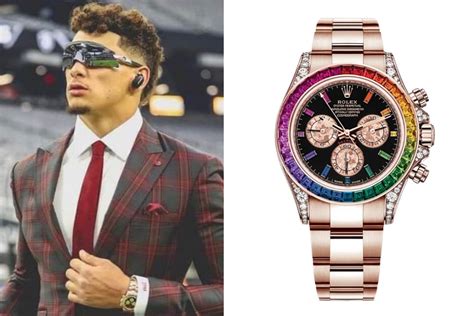 patrick mahomes rolex watch|rolex patrick mahomes.